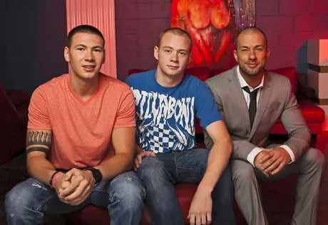 Nasty buddies Rod Daily, Jay Cloud and Joey Devero have a good 3some sex