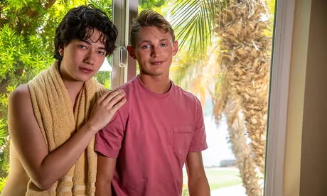 Hot american dudes hot twink Reece Jackson and pretty boy Garrett Kinsley fuck
