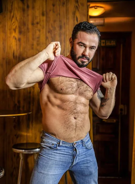Spanish hairy stud Dario Beck and german superstud Jessy Ares fuck ass after