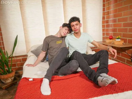 Hot twink Melo Prince and young Noah Smith have a hot couple scene