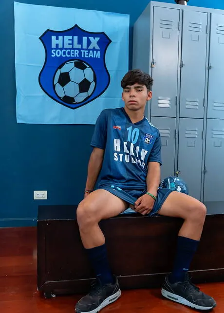 Twink Glenn Hut and argentinian young dude Felix Harris fuck after dick sucking