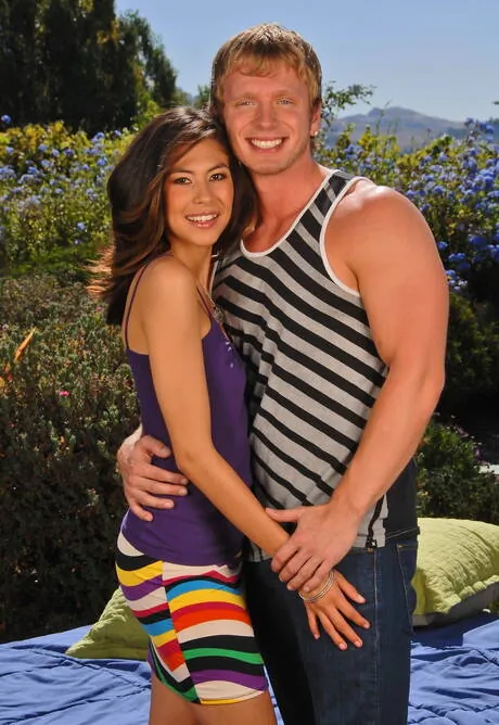 Hot Heather Vahn fucking hard with bisexual James Huntsman outdoors