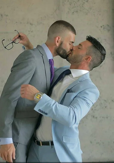 Brazilian hunky guy Andy Star and hunk Axel Max make a love in the kitchen