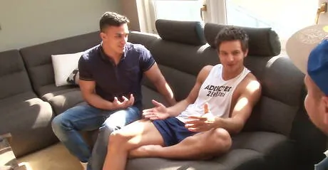 Czech husky guy Marc Ruffalo and hungarian tough guy Miguel Estevez fuck ass