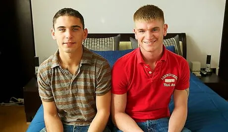 Husky guy Boyd and husky guy Bric in hot anal sex