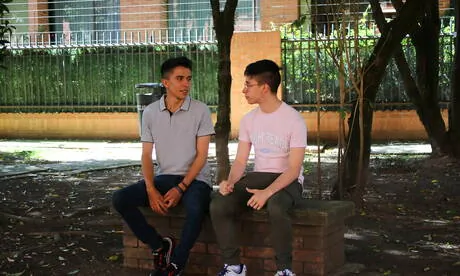 Pretty boy Jonathan Lando and argentinian pretty boy Antu Burghos fuck after